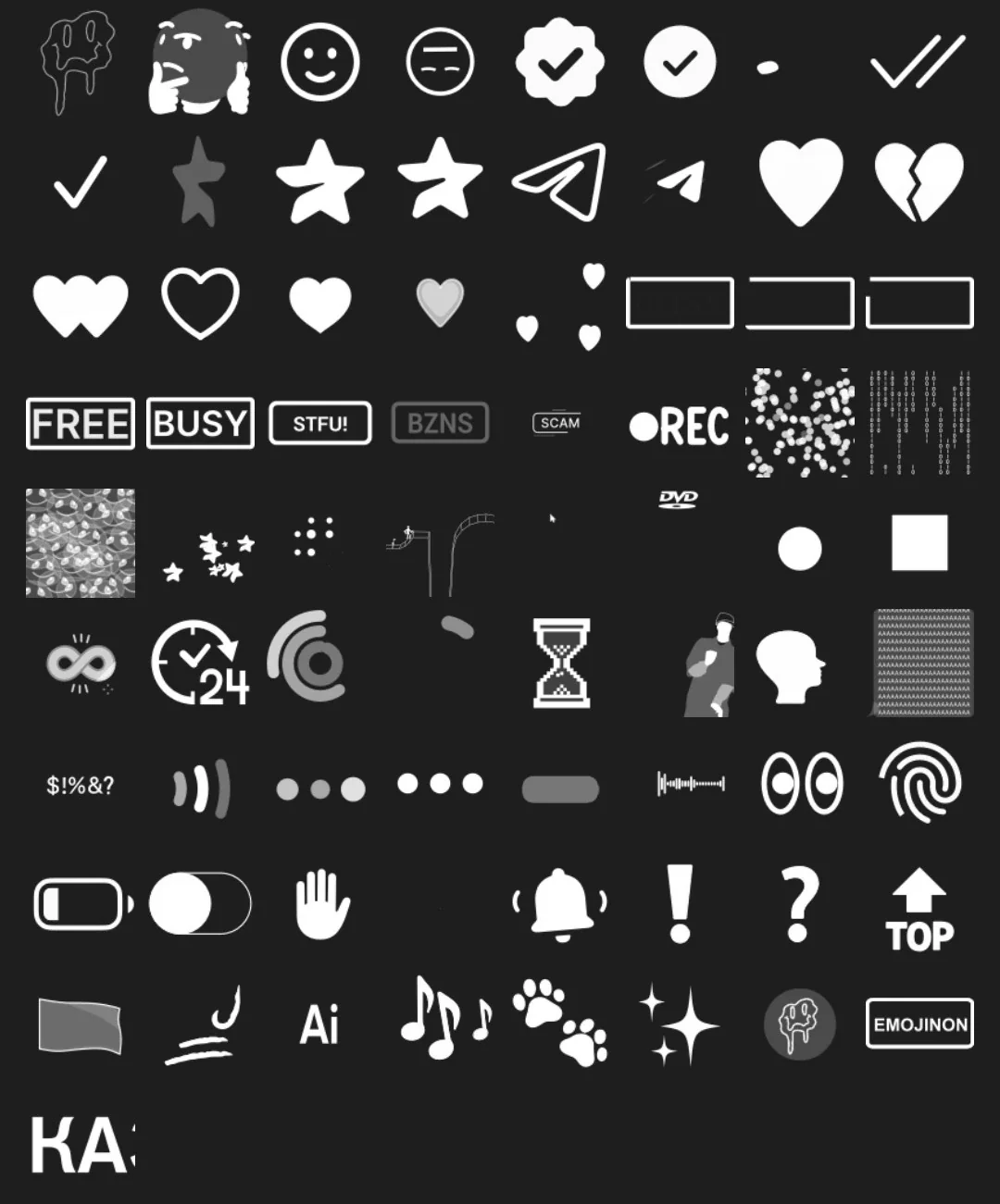 Адаптивные emoji для Telegram